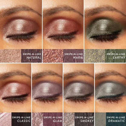 WONCOLOR Eye Color Enhancing Duo - Swipe-n-Line Instant Eye Perfecting Stick & Volumizing Longwear Mascara