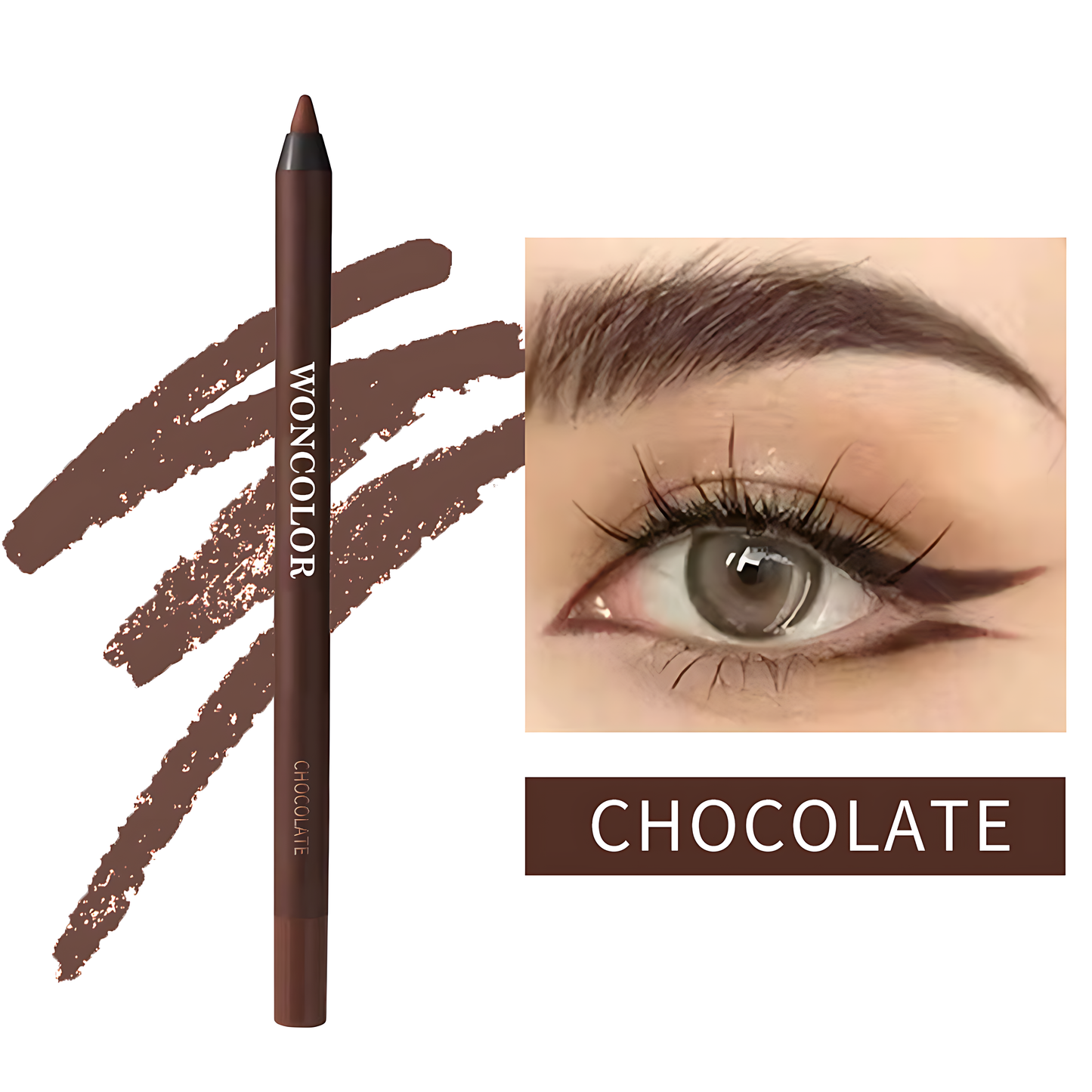 WONCOLOR 24HR Waterproof Eyeliner