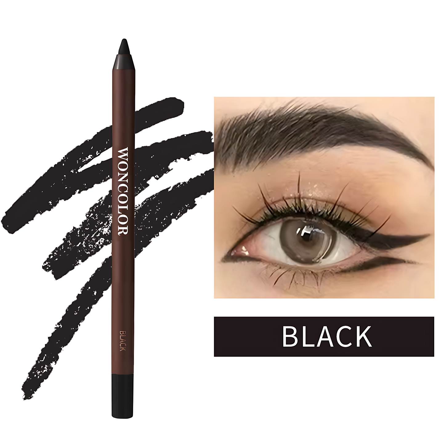 WONCOLOR 24HR Waterproof Eyeliner